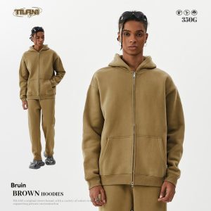 Basics | Hoodie Met Rits Basic  – Heren Basics Basics