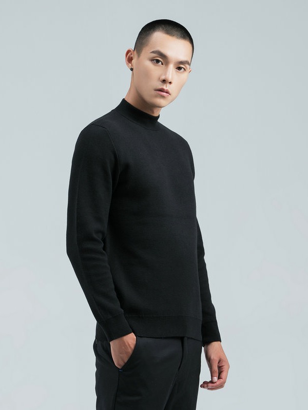 Basics | Trui Met Mock Neck  – Heren Basics Basics