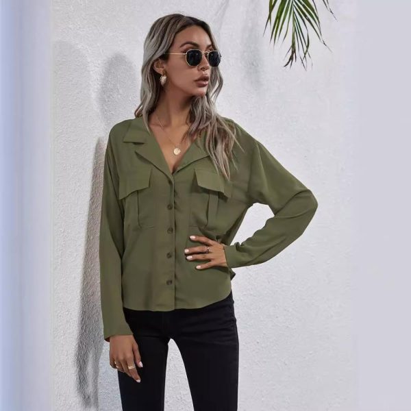 Blouses En Tops | Blouse Satijn Look  – Dames Blouses En Tops Blouses En Tops