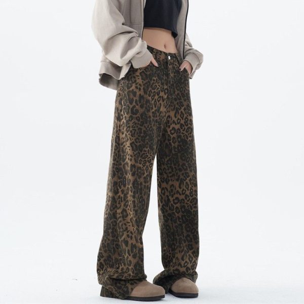 Broeken | Leopard Broek  – Dames Broeken Broeken