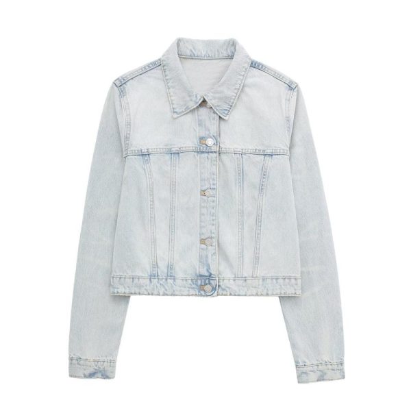 Jassen | Denim Short Jacket  – Dames Dames Dames