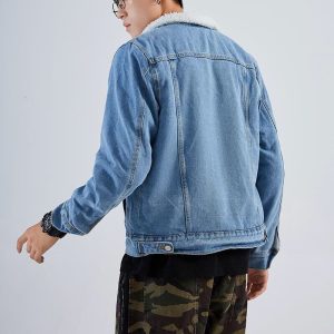 Jassen | The Denim Sherpa Jacket  – Heren Heren Heren