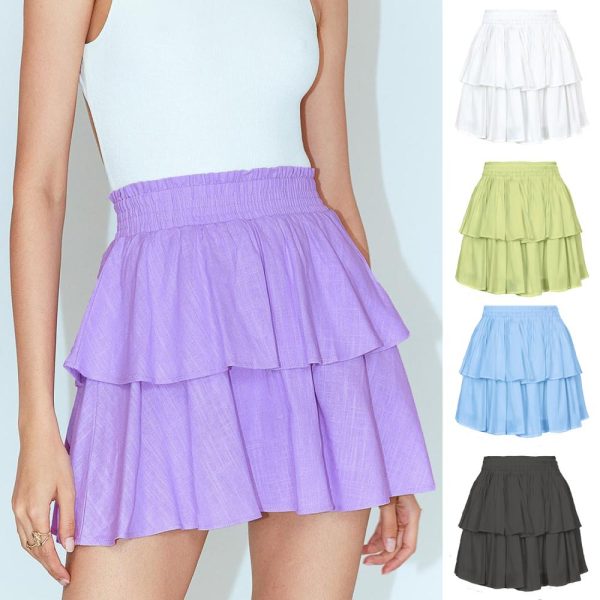 Rokken | Broderie Rok Met Ruffles  – Dames Dames Dames