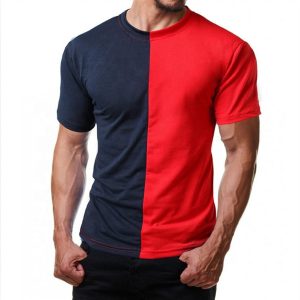 T-Shirts | T-Shirt Met Colorblock Print  – Heren Heren Heren