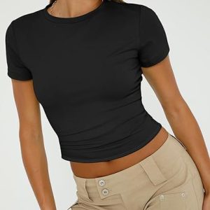 T-Shirts | T-Shirt Met Cropped Model  – Dames Dames Dames