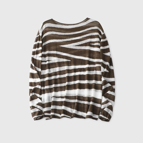 Truien En Vesten | Trui Met Zebra Print  – Dames Dames Dames